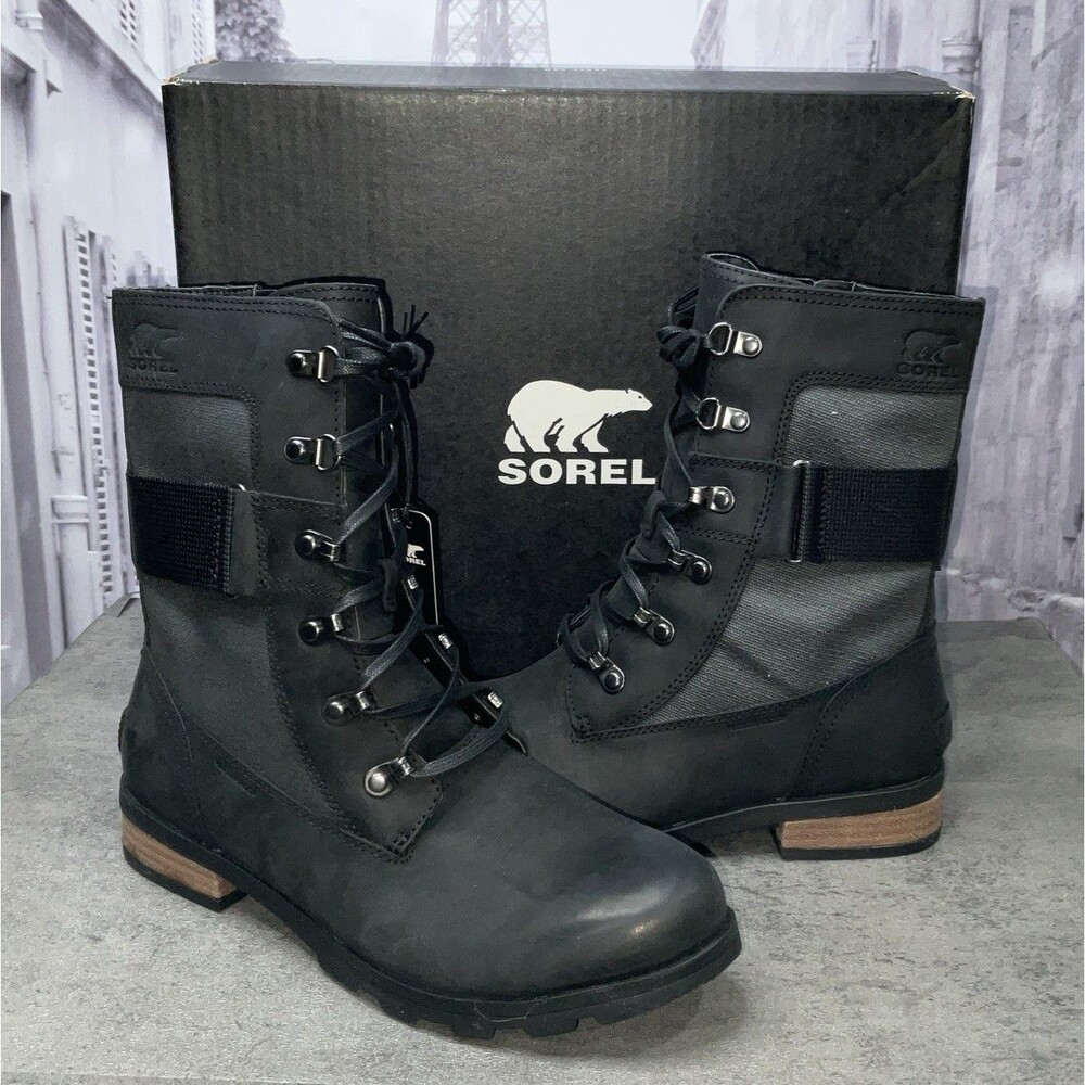 Sorel Women’s Emelie Conquest Boot-Light And Heavy Rain Waterproof Size 9